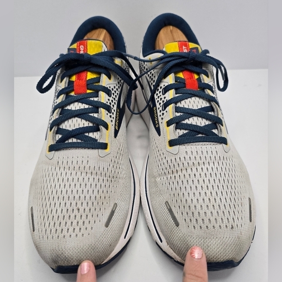 Brooks | Ghost 14 teal gray sporty low-top running sneakers | MENS 11.5 - Picture 4 of 11